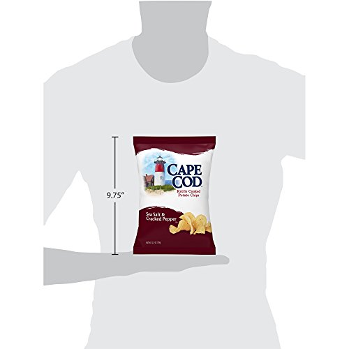 Cape Cod Potato Chips, Sea Salt and Cracked Pepper Kettle Cooked Chips