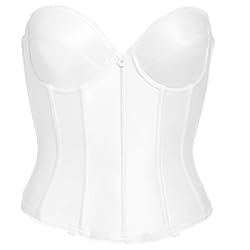 Dominique Women's Rachelle Strapless Satin Longline