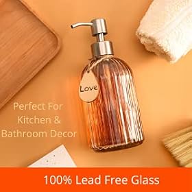 Large Soap Dispenser with Non-Slip Silicone Pad – Premium Quality – Dish and Hand Soap Dispenser – Rust Proof Stainless… 31kI4C1bEtS