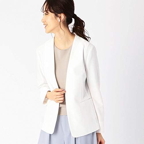 (コムサ イズム) COMME CA ISM ノーカラー ジャージージャケット ＜日本素材 ウォッシャブル 吸水速乾 ストレッチ＞ 12-20JP05-200