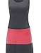 Awesome21 Women's Casual Soft Stretch Bold Striped Sleeveless Maxi Dress