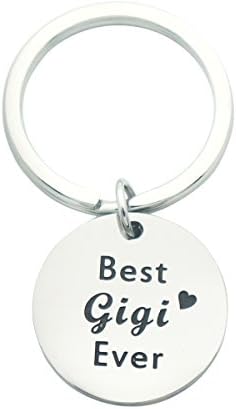 Meibai Best Gigi Ever Gigi Keychain Mothers Day Gift for Grandma Nana