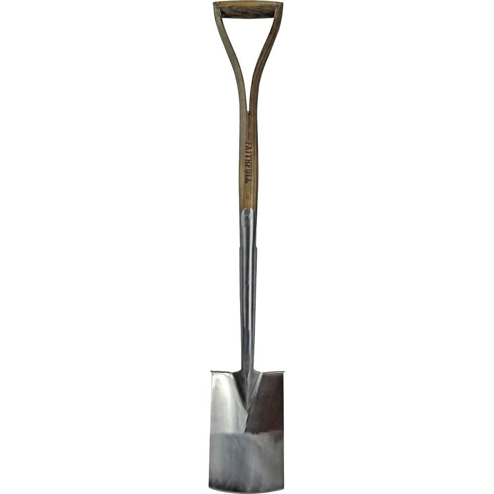Prestige Stainless Steel Border Spade Ash Handle