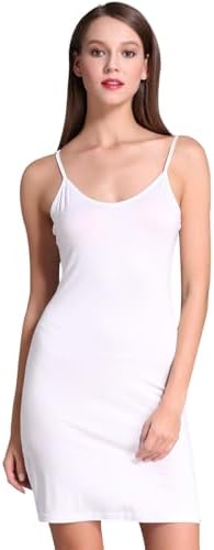 Coreal Full Slip For Women Under Dress Adjustable Spaghetti Strap