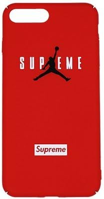 iPhone 6+/6s+ 5.5" Case, Jordan X Supreme Logo Protective Premium Hard Case for Apple iPhone 6 PLUS and iPhone 6s PLUS (Red 6+)