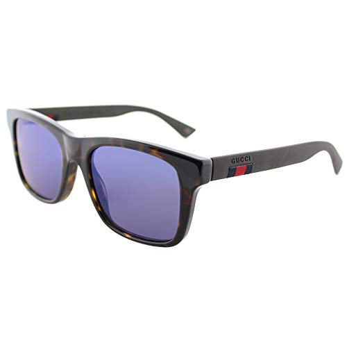 Italian Brand Sunglasses - Gucci GG0008S 003 Havana 0008S Rectangle