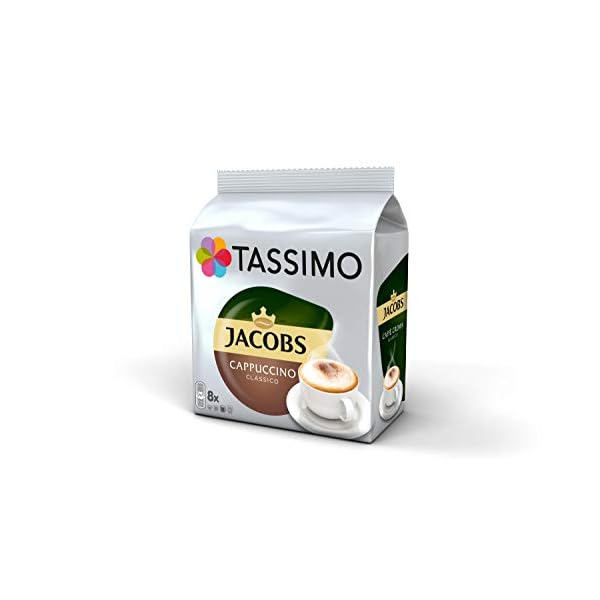 TASSIMO Jacobs Cappuccino Classico Kaffeepads - 10 Packungen (80 Getränke – Bild 3