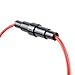 AutoEC 5x20mm 10A AGC Fast-Blow Fuse Inline Fuse Holder With 18 AWG Wire (Pack of 10)
