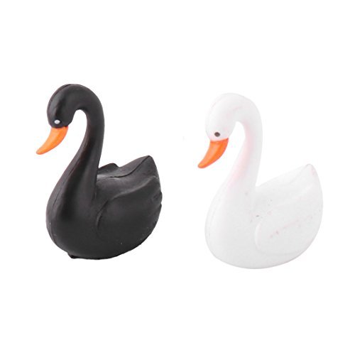 DealMux Resina Family Garden Swan design Handmade Desk Tabela Decor Modelo Paisagem 2 Pcs