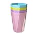 OUUD Plastic Octagon Open Trash Can, 2.2 Gallon (Pink)