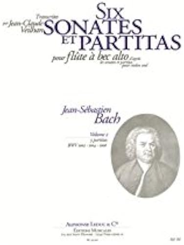 Download J.S. Bach: Violin Sonatas & Partitas Arr. for Treble Recorder Solo - Volume 2 PDF