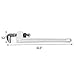 VEVOR 36-Inch Aluminum Straight Pipe Wrench Ideal for 2” to 3-1/2” Pipe Adjustable Plumbing Pipe Wrench Heavy Duty 5” Jaw capacity Plumbers Pliers Tool