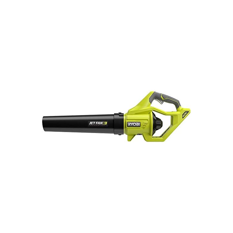 RYOBI RY40406BTL 40 Volt 110 MPH 500 CFM Cordless Jet Fan Leaf Blower