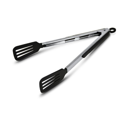 12-inch Spatula Tip Serving Tongs with Locking Handle Joint