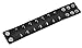Whiteleopards Mandala Crafts Unisex Black Brown Metal Spike Studded Punk Rock Biker Wide Strap Leather Bracelet (Short Spikes)