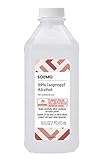 Amazon Brand - Solimo 99% Isopropyl Alcohol First Aid Antiseptic For Technical Use,16 Fluid Ounces