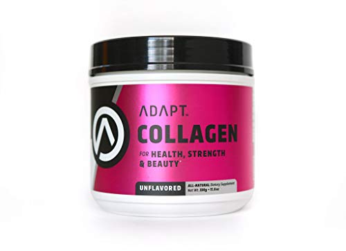 Adapt Collagen Protein Powder | for Skin, Hair, Bone Density, Joint Health | Grass-fed Organic Collagen Peptides | Keto and Paleo Approved | 30 Servings, 11 Grams Protein per Serving, Unflavored Adapt Collagen Protein Powder | for Skin, Hair, Bone Density, Joint Health | Grass-fed Organic Collagen Peptides | Keto and Paleo Approved | 30 Servings, 11 Grams Protein per Serving, Unflavored