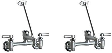 Chicago Faucets 897 Rcf Wall Mount Adjustable Center Service Sink