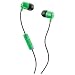 Skullcandy Jib in-Ear Noise-Isolating Earbuds with Microphone and Remote for Hands-Free Calls, Lightweight, Stereo Sound and Enhanced Base, Wired 3.5mm Jack, Green/Black