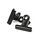 Coideal Black Small Bull Clips - 30 Pack Mini Metal Hinge Clips Tiny Binder Paper Clamps for Tags Bags Shops, Office and Home Kitchen (22mm)