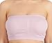 Padded Bandeau Top Bando Bra for Women Tube Tops (One Size, 2 Black, White, Taupe, Pink, Tan)
