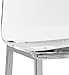 Coaster Home Furnishings - Juelia - Acrylic & Chrome - Set of 2 Clear Acrylic Counter Height Stools with Chrome Base and Footrest - Kitchen, Bar, Dining - 30-Inch - Clear & Chrome - 100295