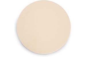 Megamaster Ceramic Pizza Stone, Perfect Pizza Oven Accessory, Durable and Easy to Clean, Perfect for Baking Pizza, Breads, and Desserts, Heats Up on Grill Grids, 12.94 x 12.94 x 0.4 inches, 530-0045P