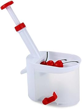 Cherry Pitter Tool Cherry Pit Remover Novelty Super Cherry Pitter Stone Corer Remover Machine Cherry Corer With Container Kitchen Gadgets Tool Cherry Seed Remover Kitchen Dining Amazon Com