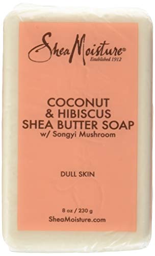 shea moisture coconut & hibiscus shea butter soap