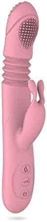 Privacy Heating Stretch Funny Toys for Woman Privacy Rivacy Stimulate Privacy Funny Toys for Women 10 Speeds Rotate Magic Wand,Pink