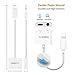 DMDFJY Adapter Headphone Jack AUX Audio 3.5mm Dongle Earphone Convertor Connector 2 in 1 Accessories Cable Headset Adaptor Music Replacement for Phone7/7Plus/8/8Plus/X iOS10.3/11 or Laterthumb 2