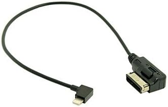 XIE Media In AMI MDI MMI Right Angled 90 Degree Charge Adapter Cable For Car VW AUDI A4 A6 Q5 Q7 & iPhone 5 5c 5s 6 Plus