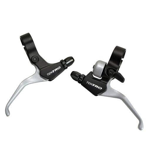 Tektro CL525 RS, CL520 RS MTB BMX HYBRID Brake Lever With Bell, Silver, MH1871-N