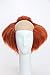 Weave Wigs –Halloween Deep Orange Clown Wig