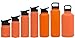 Simple Modern 22 Ounce Summit Water Bottle - Stainless Steel Tumbler Metal Flask +2 Lids - Wide Mouth Double Wall Vacuum Insulated Orange Leakproof -Autumn Orange