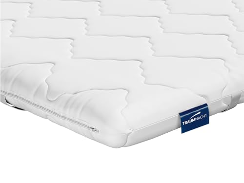 Traumnacht orthopädischer Matratzentopper 80x200 cm | Kaltschaumkern für optimale Druckentlastung | Ergonomisch & atmungsaktiv | Öko-Tex Standard 100