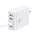 GREATYAKONN USB Wall Charger Desktop Charger Charging Station PowerPort 4 for foriPhone 7 / 6s / Plus, iPad Pro / Air 2 / mini, Galaxy S7 / S6 / Edge / Plus, Note 5 / 4, LG, Nexus, HTC and More