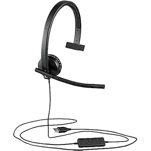 Logitech-H570e-Wired-Headset-Mono-Headphones-with-Noise-Cancelling-Microphone-USB-In-Line-Controls-with-Mute-Button-Indicator-LED-PCMacLaptop-Black Logitech H570e Wired Headset, Mono Headphones with Noise-Cancelling Microphone, USB, In-Line Controls with Mute Button…
