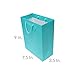 OccasionALL Teal Gift Bags, Medium Shopping Bags with Handles for Small Business, Birthdays, Weddings, Party Favors, Showers, Holidays, 7.5x9x3.5, 12 Pack