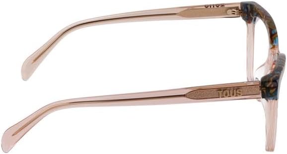 Brille mit Sehstärke für Damen Quadratisch Shiny Transp.peach VTOB92V