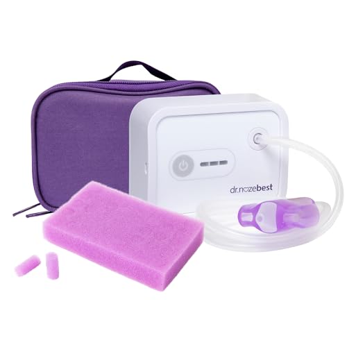 Dr. Noze Best NozeBot Travel Bundle | Baby Nasal Care Kit with NozeBot Aspirator, 40 Filters & Travel Bag | Baby Registry Essential for Congestion Relief Anywhere