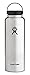 Hydro Flask Water Bottle - Stainless Steel & Vacuum Insulated - Wide Mouth with Leak Proof Flex Cap - 40 oz, Stainless