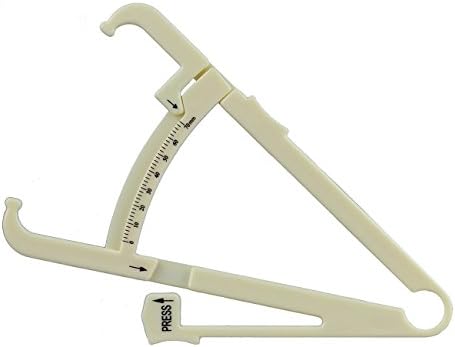 UREEN Personal Body Fat Tester Kit - Includes Fat Caliper and Measure Chart