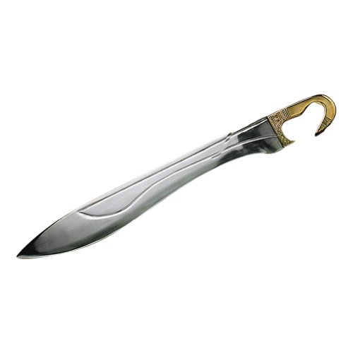 Armor Venue: Greek Falcata (Kopis) Bone & Brass Handle Greek Sword Carbon Steel Blade