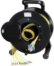 Camplex 8-Channel ST Single Mode Fiber Optic Tactical Snake on Reel 500 Ft-by-Camplex