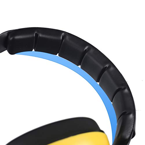 Hisoul Baby Headphones for 1-5 Years Old, Baby Ear Protection Noise Canceling Headphones, SNR 31dB / NRR 26dB Protection Adjustable Ear Muffs (â™¥ Blue)