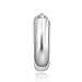14k REAL White Gold 3mm Thickness Huggie Earrings (12 x 12 mm)