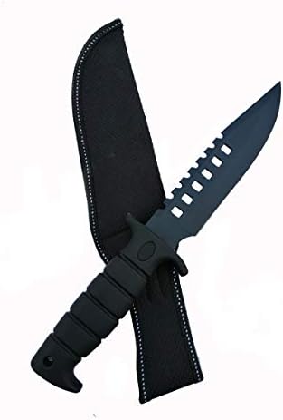 Anik Craft Stainless Steel Knife for Outdoor Camping & Survival (Black)