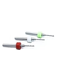 YUFUTOL set de 10 brocas de carburo con punta de espiral para tableros de circuito de impresión PCB, de 0.3 mm   1.2 mm, para hacer joyas, para grabado CNC con herramienta Dremel.