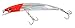 Yo-Zuri Crystal 3D Minnow Magnum Lure, Red Head, 6-1/2-Inch